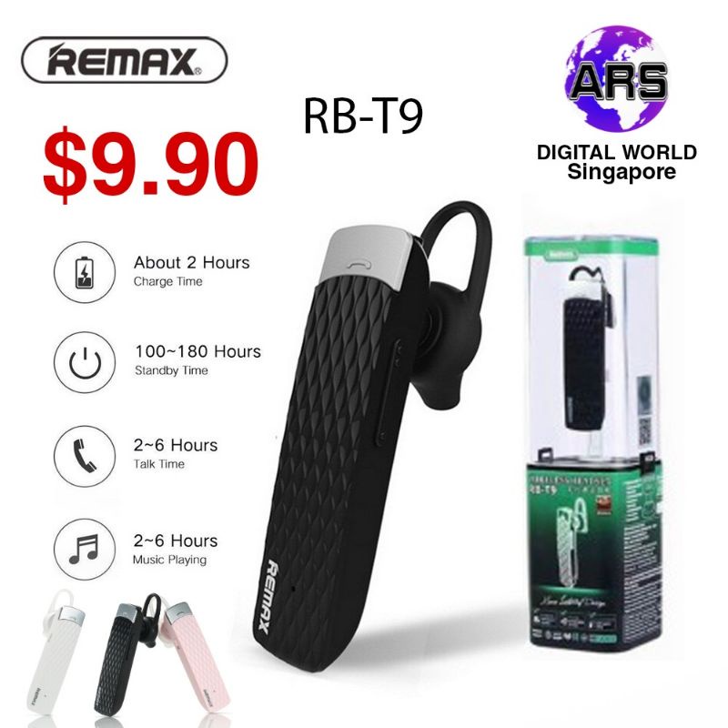 berekenen Geef rechten solo remax T9 Bluetooth | Shopee Singapore