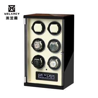 Melancy New Wood Watch Winder For Watches Black Piano Paint Automatic Self Watch Winders Wooden And Pu Leather Watch Accessories Shopee Singapore