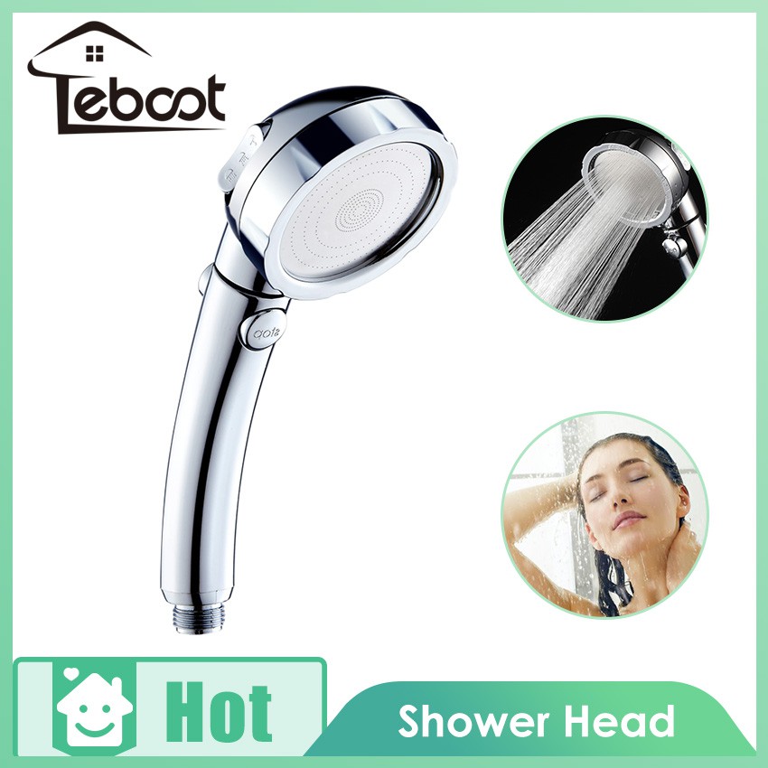 TeBoot Shower Head High Pressure Adjustable Jetting Set Bathroom Shower ...