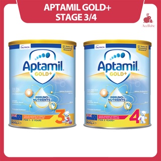 [Single tin/bundle of 2]Aptamil Gold+ Junior Growing Up/Follow on/Toddler Milk Formula - Stage 3/4 (900g) New Package