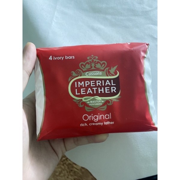 [Standard British Product] Combo 4 IMPERIAL LEATHER Soaps MADE IN EU