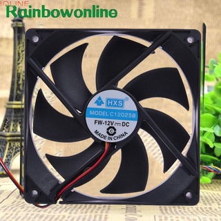 🌴🌴3Pin 120mm 120x25mm 12V DC Brushless PC Computer Case Cooling Fan Heatsinks