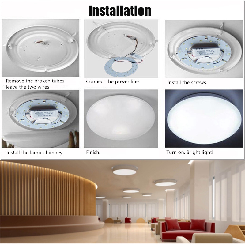 New 33w 15w 18w Led Light Fluorescent Circular Tube Replacement For Ceiling