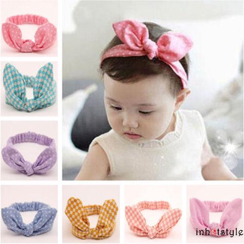 Ty Baby Kids Girl Cute Bow Knot Headband Hair Wrap Lovely