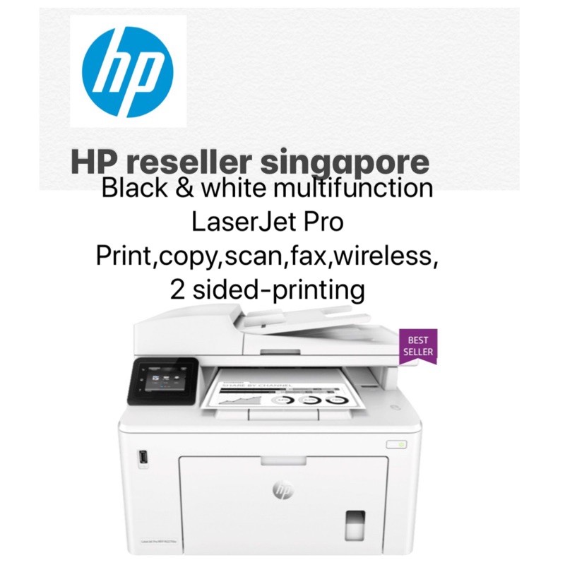 Hp Laserjet Pro Mfp M227fdw Black White Multifunction 3 Years Onsite Unit Exchange Warranty By Hp Direct Shopee Singapore