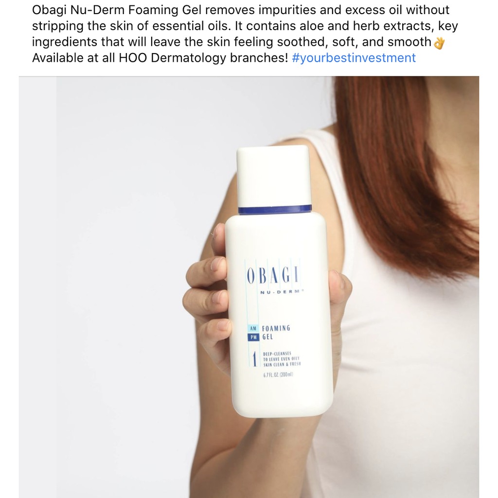obagi nu derm foaming gel cleanser