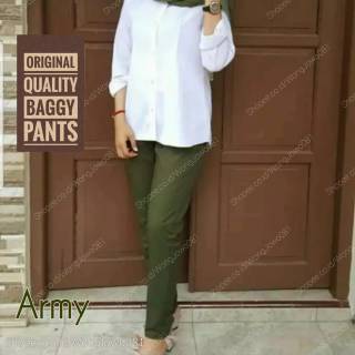 baggy army green pants