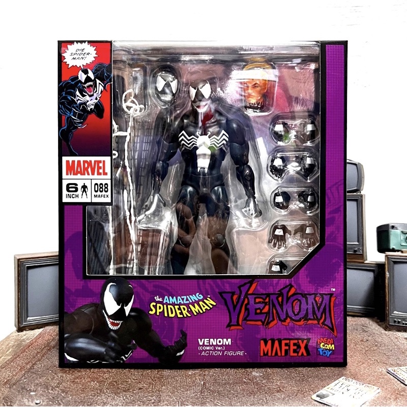 Medicom Mafex Miracle Action Figure Spiderman Spider-man Venom | Shopee ...