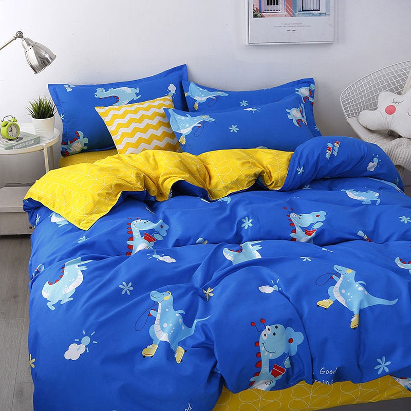 Cartoon Dinosaur Bear 4in1 Bedding Sets, The Good Dinosaur Twin Bedding