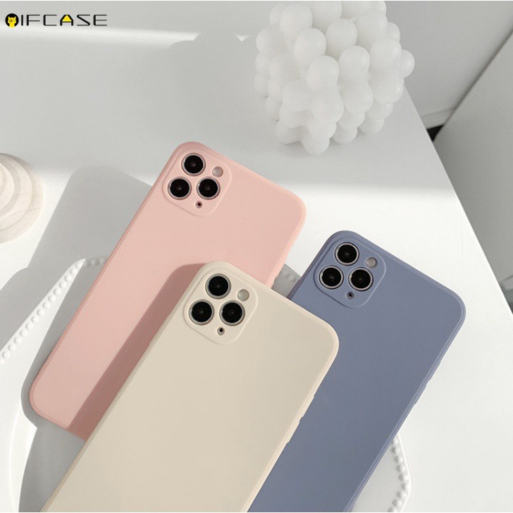 Xiaomi Mi 11 10 Pro Ultra Lite 9T CC9 Pro SE 6 A3 Lite A2 Phone Case Candy Plain Matte Fresh Simple Cute Colorful Soft Silicone TPU Casing Case Cover