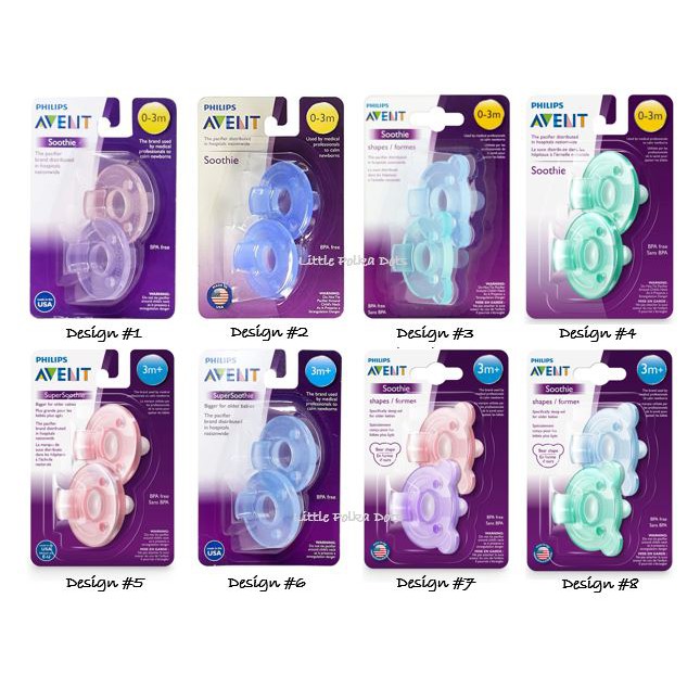 philips avent soothie pacifier 3m 