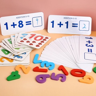 【Clearance】Spelling games/I love Mathematics enlightenment teaching aids wipe-cleanbirthday children day gift #6