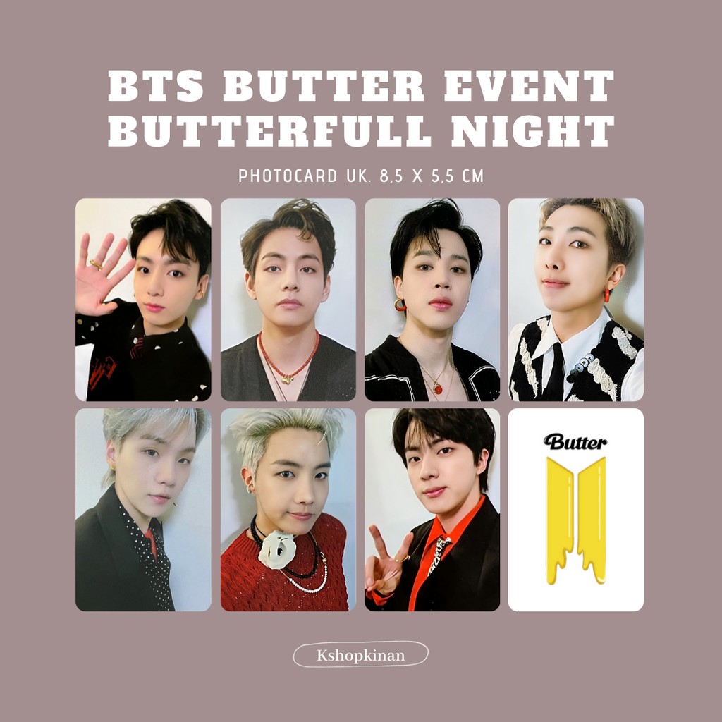 BTS トレカ　ジン　butter ラキドロ　Butterful Night BTS Butter Butterful Night ジンラキドロトレカ
