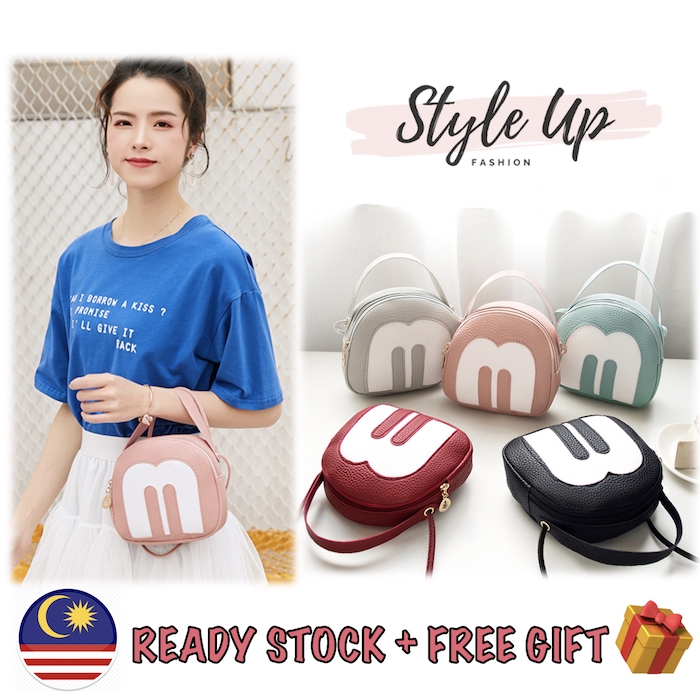 Shop Malaysia Styleup Casual Women Sling Bag Korea Style Comel Pu Cute Fashion Sling Bag Shopee Singapore