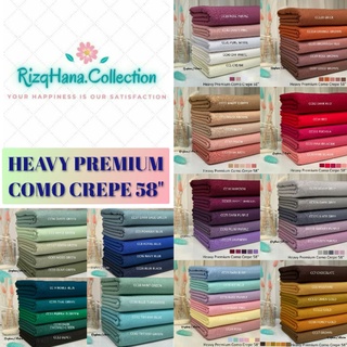 Sale1 2 Ela Como Crepe Fabric 58 Cc22 Cc39 Price For 0 5 Meters Install Hela Cheap Shopee Singapore