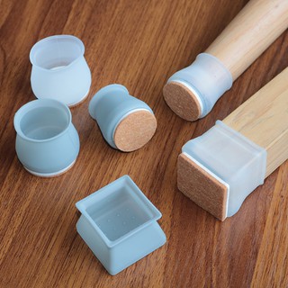 4Pcs Furniture Chair Leg Cap Pad Silicone Protection Table Feet Cover Floor Protector Non-slip Table Chair Mat Caps Foot #3
