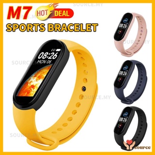 M7 Smart Sport Watch Fitness Running Tracker Bracelet Step Count Distance Calorie Calculator Band For Men Women Kids sourcev