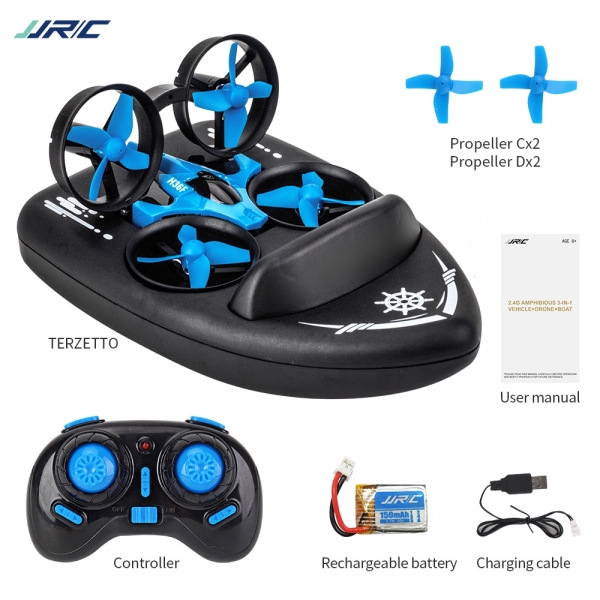 JJRC H36F Mini Drone TERZETTO 3 in 1 
