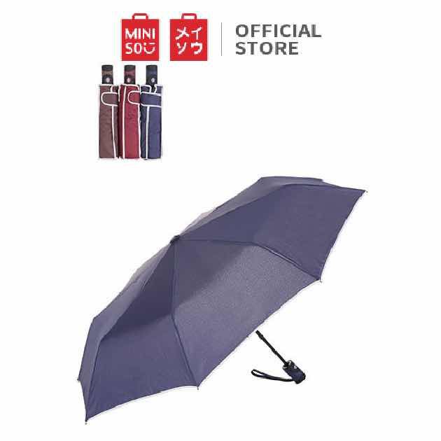  MINISO  Business Automatic Triple Folding Umbrella  Shopee 