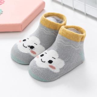 Baby New Socks Set 6 Pairs Advanced Combed Cotton 0-3 Years Cartoon Non-slip Socks Set #8