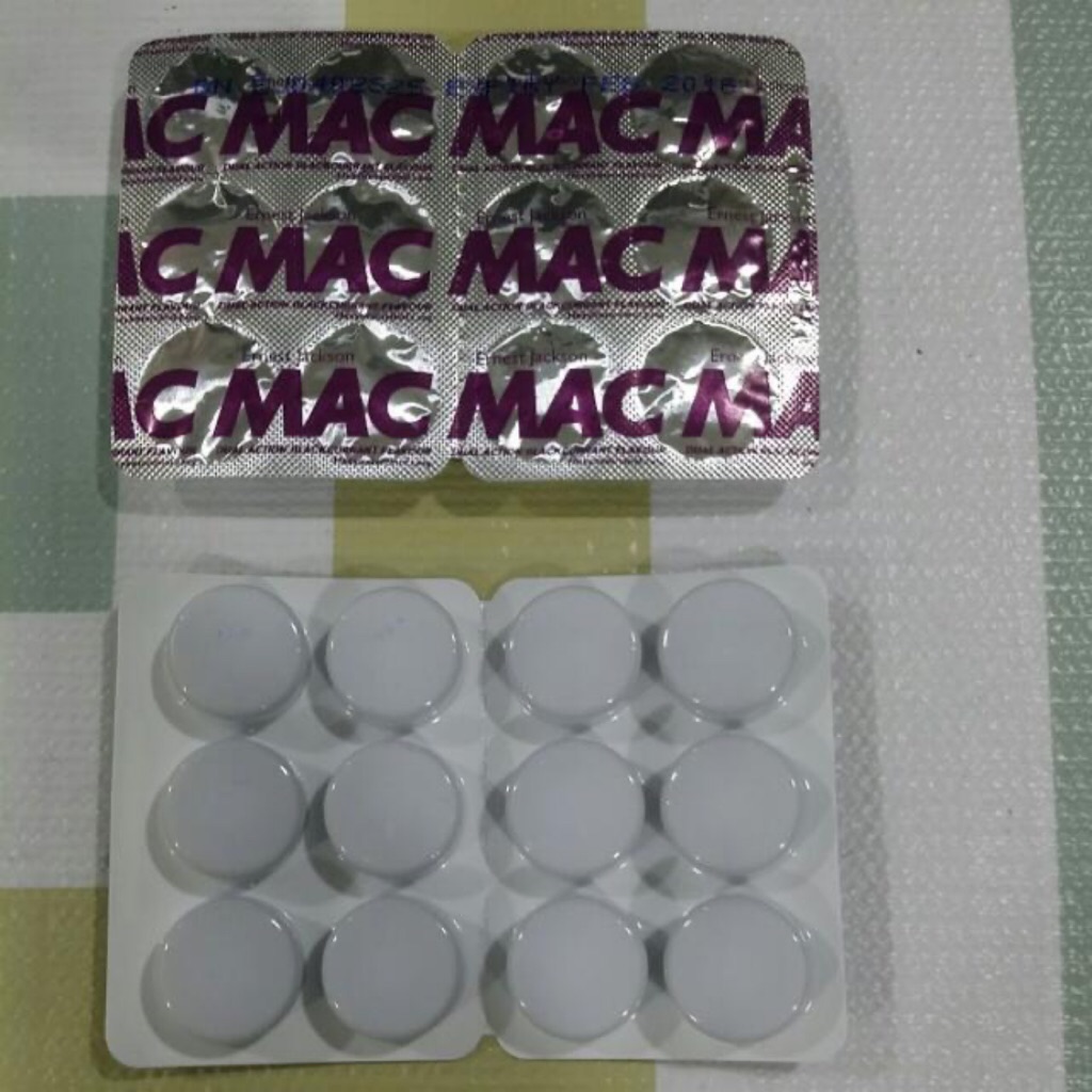 MAC Dual Action Blackcurrant Flavour Lozenges  Shopee Singapore