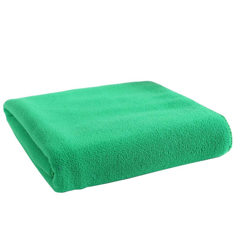 Absorbent  Microfiber Dry Bath Beach Towel Wash cloth Swimwear Shower Blue 
