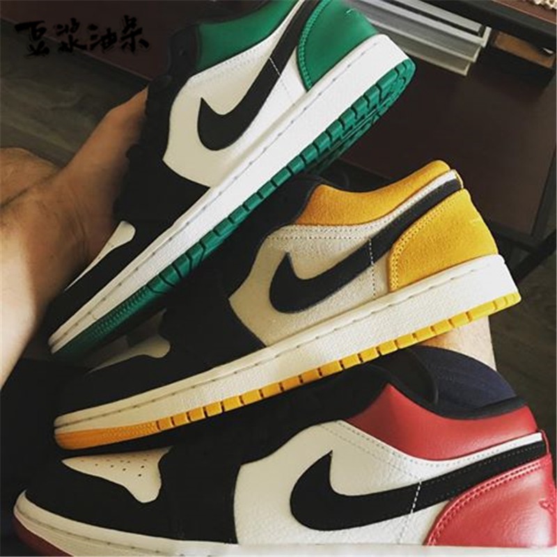 air jordan 1 yellow black toe
