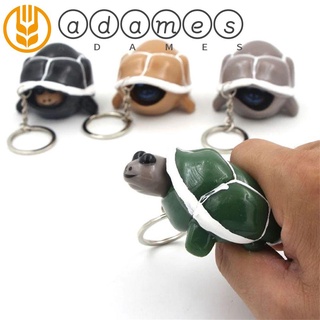 ADAMES Tortoise Squeeze Toy Cute Novelty Anti Stress Pops Children Gifts Funny Gift Turtle Key Chains