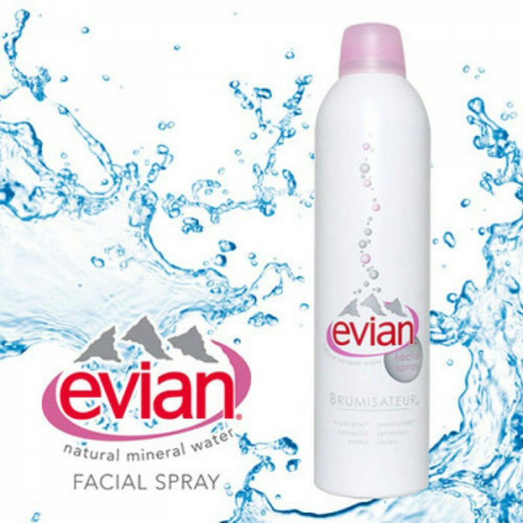 300 вода. Термальная вода Evian - освежающий косметический спрей.