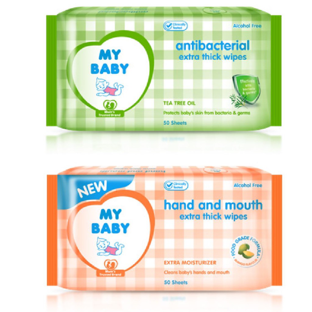 Pack of 6 (50+20 Sheets) Anti Bacterial / Food Grade Hand