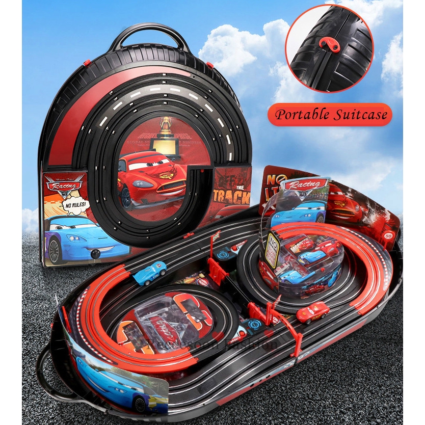 lightning mcqueen race car set