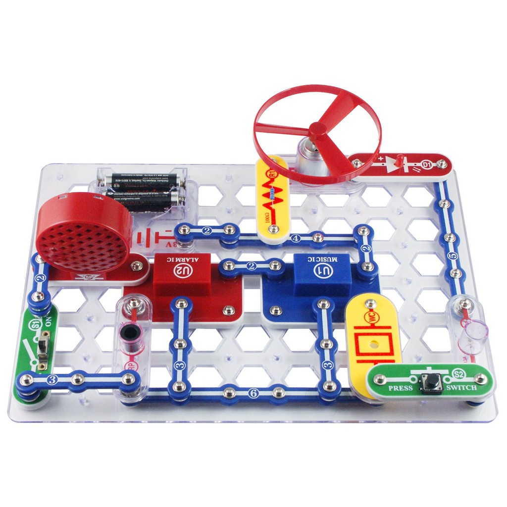 Snap Circuits Jr Sc 100 Electronics Discovery Kit Shopee Singapore