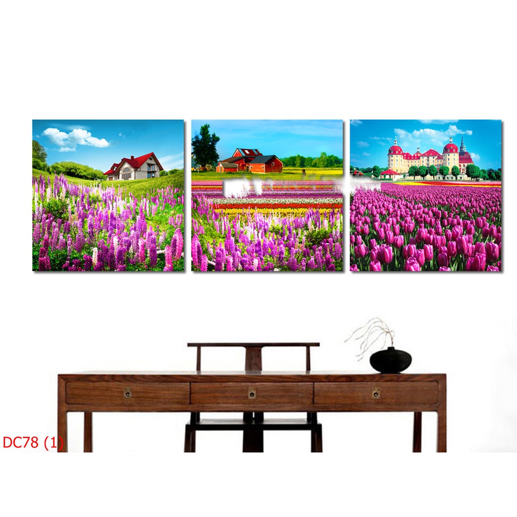 premium-3-wall-murals-flower-paintings-for-living-room-bedroom