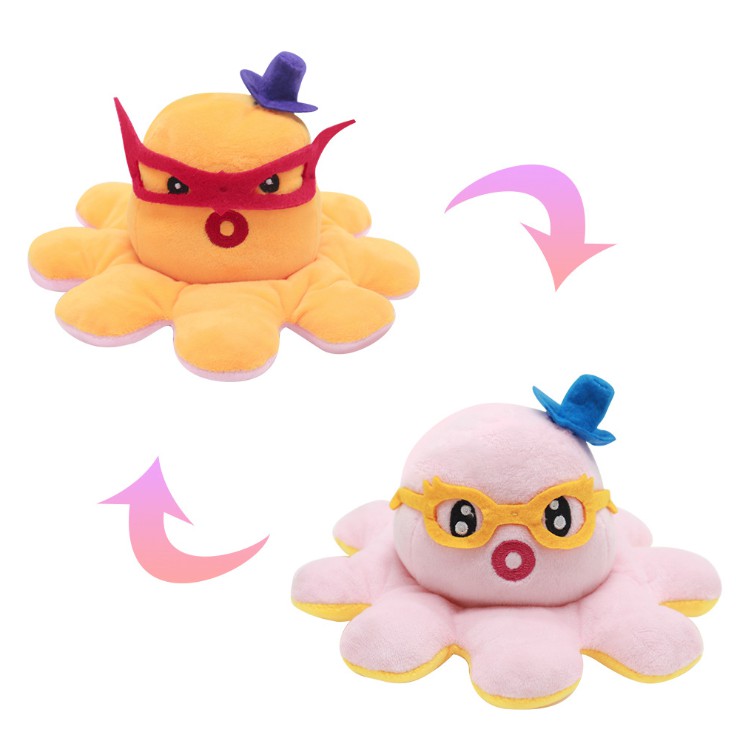happy sad plush
