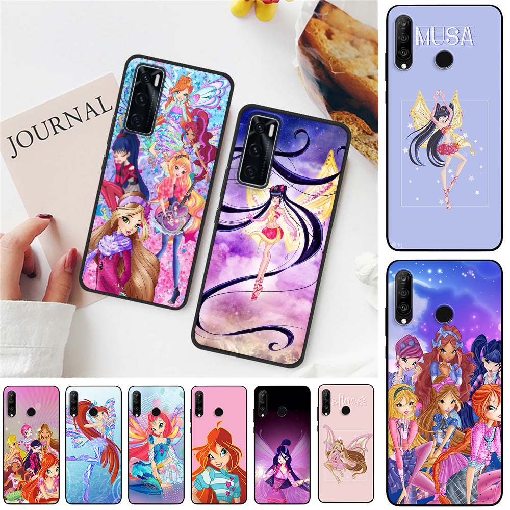 Case For Vivo Y11 Y11s Y15 2020 Y17 Y12 Y19 Y5s Black Soft Silicone Phone Case Protection Back Cover Cartoon Lovely Girl Winx Clubss Shopee Singapore