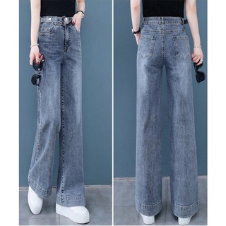 Image of thu nhỏ 2022 new wide-leg jeans women's spring and autumn high waist loose straight all-match thin mopping pants #4