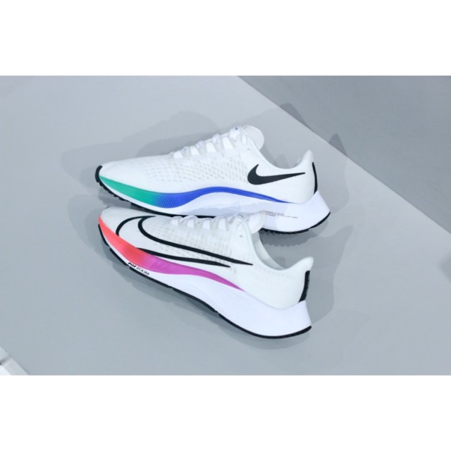 nike white with rainbow