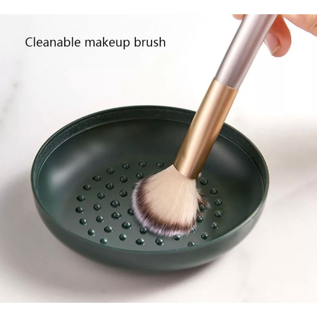 Makeup Storage Box Cosmetic Organizer Ventilated Holder Dustproof Cosmetic Brushes Storage