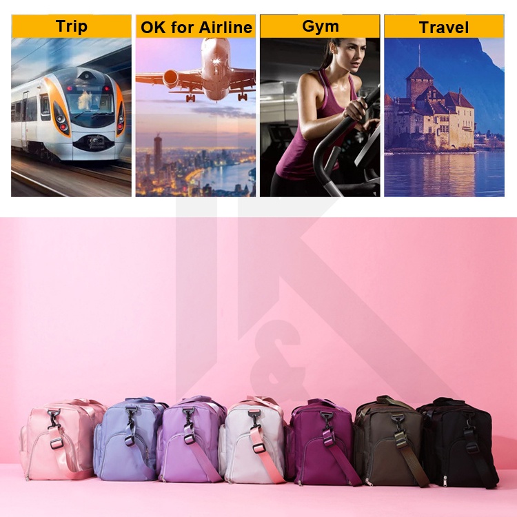 [LOCAL] NEW Design Travel Duffel Bag with Shoe Compartment Waterproof Gym Sport Bag Dry and Wet Separation Beg Melancong