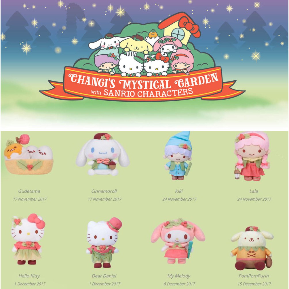 Hello Kitty Friends Exclusive Changi Airport Plush Shopee Singapore