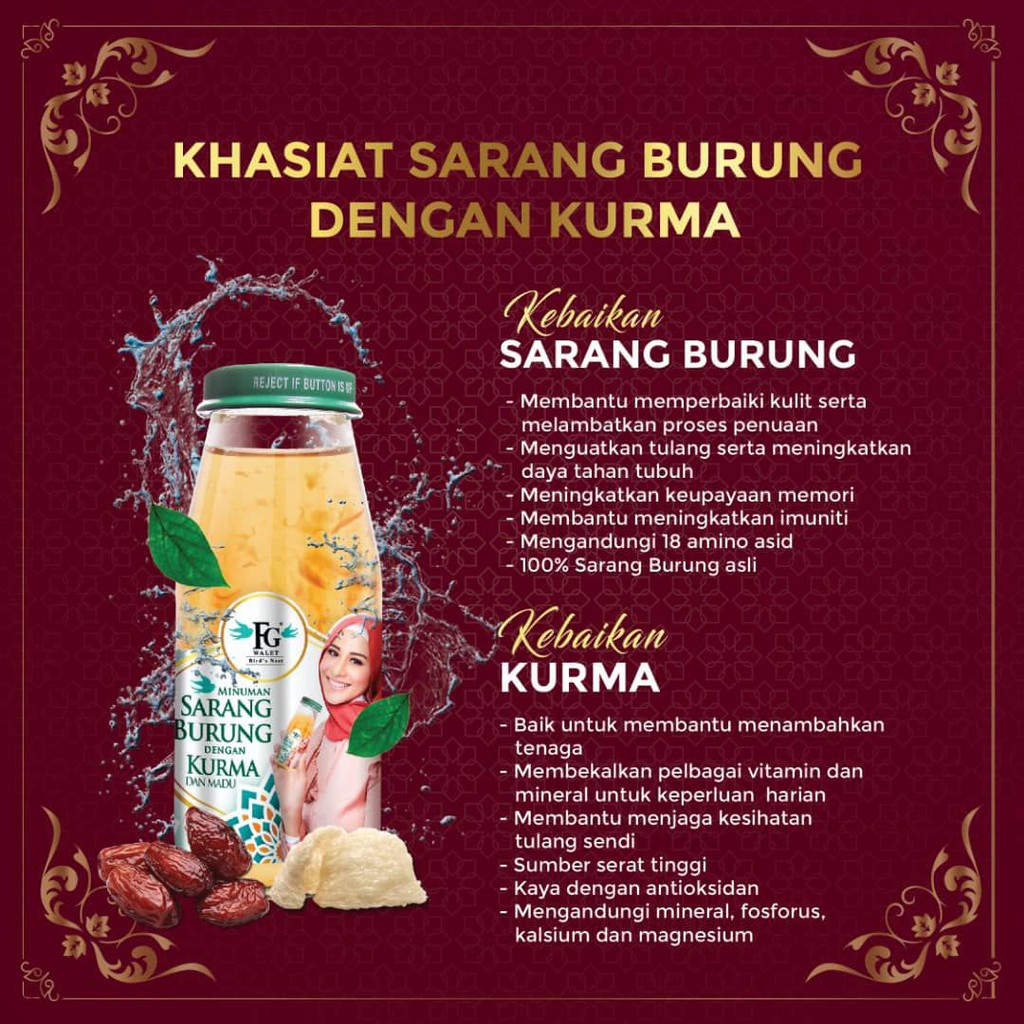 Fgwalet Birds Nest With Kurma Carton Shopee Singapore