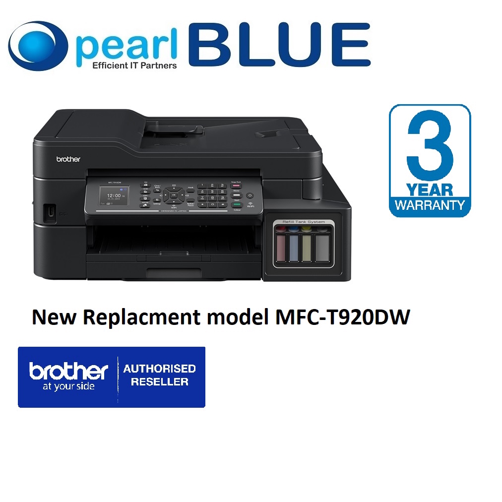 Brother MFC-T920DW Refill Tank System | WiFi/LAN Duplex MP Tray All-in ...