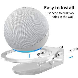 Sportlink Wall Mount for Alexa Echo Dot 4th 3rd Generation HomePod Mini Stable Outlet Mounts Holder Shelf Space Saving Bracket #2
