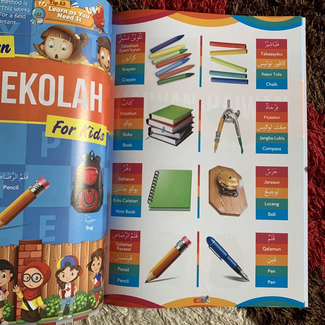 Shop Malaysia Dictionary Picture 3 Languages Of Melayu Arabic Shopee Singapore