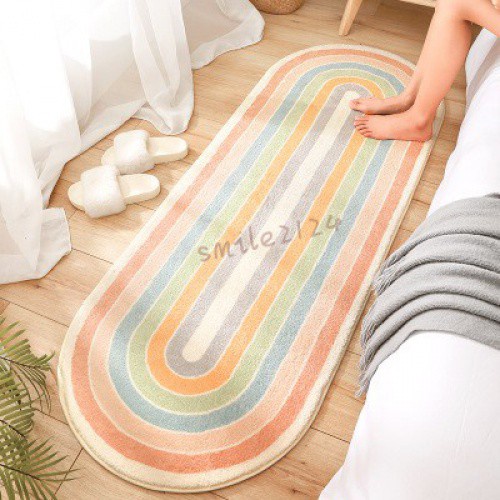 💖 Cashmere Long Carpet / NonSlip Mat/ Washable Floor Mat / 60*180cm