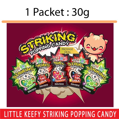 Little Keefy Striking Popping Candy 30g Shopee Singapore