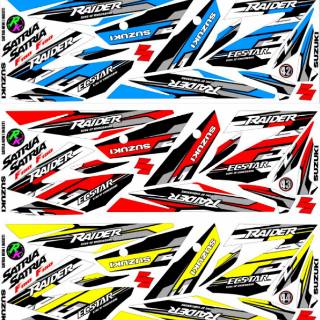 Sticker Striping  Variation Thailand Thailook  Satria  Fu  Fi 