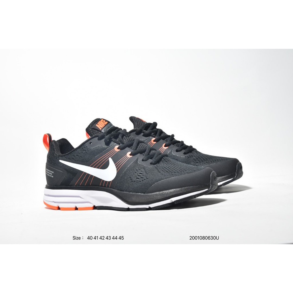nike running shoes black orange