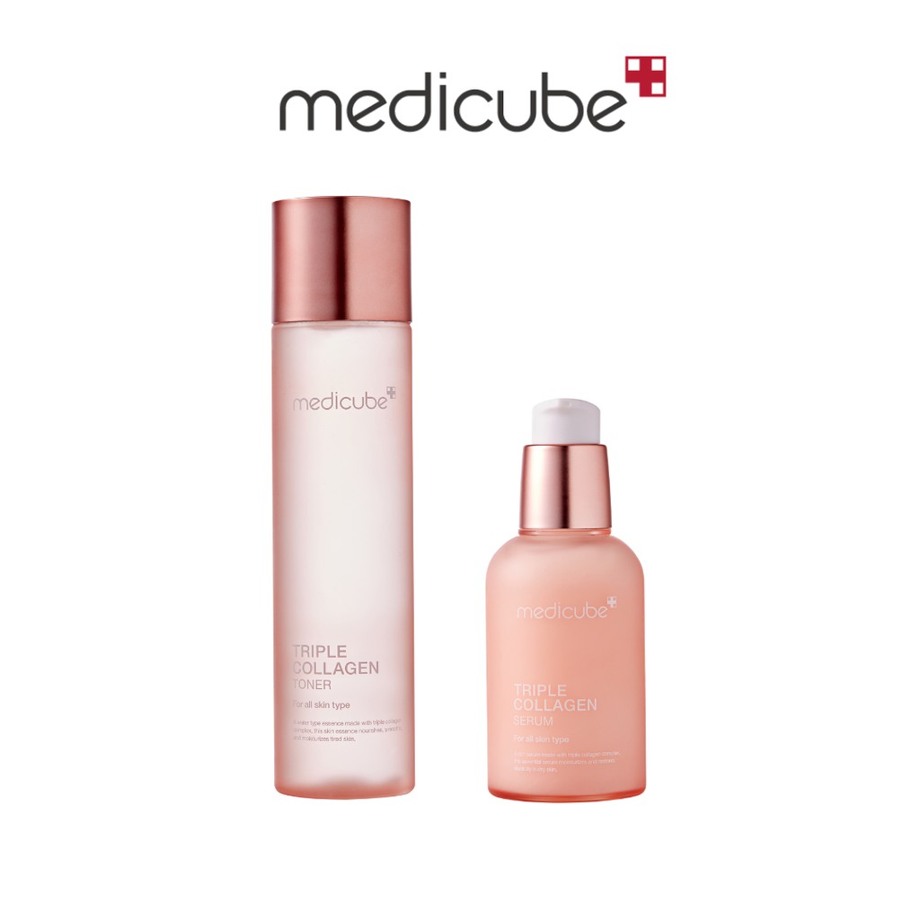 [MEDICUBE_OFFICIAL] Triple Collagen Toner / Serum 3.0 Shopee Singapore