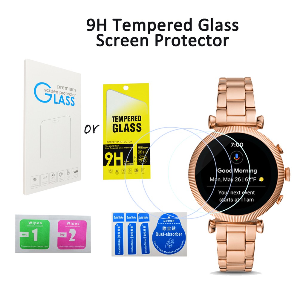 watch screen protector fossil